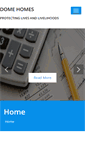 Mobile Screenshot of dome-homes.com